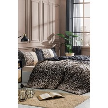 Özdilek Noche Siyah Çift Kişilik Nevresim Takımı 200 x 220 cm Geometrik Desenli Pamuklu