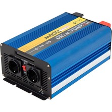 12 V Volt 1.5 Kw 1500 W Watt Tam Saf Sinüs Solar Inverter Invertör 220 Çevirici Dönüştürücü PWR-1500