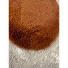 Extra Carpet Tavşan Tüyü Post Kesim Premium Kalite Tüy Dökmez Halı Kiremit