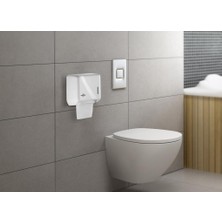 Rulopak Tekçek Mini Tuvalet Kağıdı Dispenseri Beyaz
