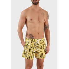 Emporio Armani Deniz Şortu Regular Fit Cepli Mayo Short Erkek Mayo Short 211740 3R445 10760