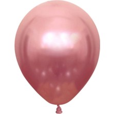 Tinky Winky Krom Pembe ve Makaron (Pastel) Pembe Renk 20'li Balon