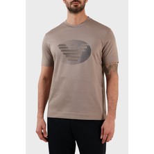 Emporio Armani % 100 Pamuk Regular Fit Bisiklet Yaka T Shirt Erkek T Shirt 3R1TU1 1jsaz 0144