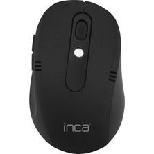 Inca IWM-T373S  2.4Ghz- 1600 Dpi Kablosuz Nano Alıcılı Rubber Siyah Mouse