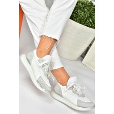 Fox Shoes Beyaz/gri Süet Günlük Spor Ayakkabı Sneakers P973516802