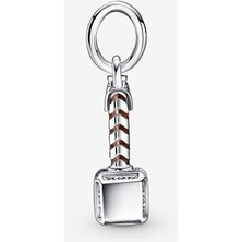 Wops 925 Ayar Gümüş Marvel The Avengers Thor’s Hammer Sallantılı Charm