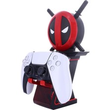 Marvel Deadpool Dualsense Dualshock Oyun Kolu Kablo Tutucu Telefon Uyumlu Cable Guys Lisanslı Orijinal