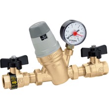 Caleffi Otomatik Dolum Ünitesi 1/2'' Basınç Saati Bağlantılı 554040