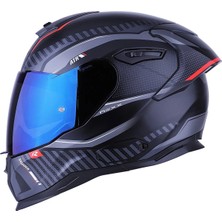 Nexx SX.100R Skıdder Mat Siyah-Gri Kask