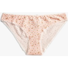 Koton Brief Külot Minimal Baskılı Simli Dikiş Detaylı