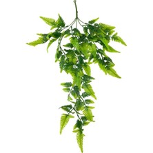Nettenevime Yapay Çiçek Sarkan Boston Fern 60CM 5dallı TY124 Yapay Sarmaşık Yeşil