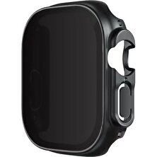 Lyon Tech Apple Watch Ultra 49MM Sert Pc Kasa ve Privacy Ekran Koruyucu Zore Watch Gard 23