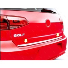 Ctk Vw Golf 7 Krom Bagaj Alt Çıtası 2013 Üzeri Paslanmaz Çelik