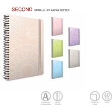 Gıpta 17X24 Second Notes 80 Yaprak Çizgili Plastik Kapak Spiralli Defter