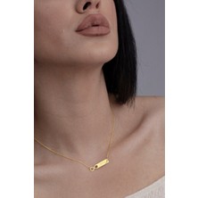 Nida Jewelry 925 Ayar Gümüş Sonsuzluk Isim Kolye