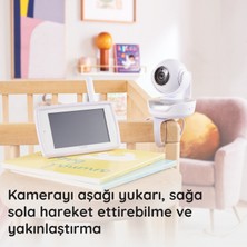 Hubble Nursery Pal Deluxe 5” Hd Wi-Fi Dokunmatik Ekran Portatif Dijital Bebek Kamerası