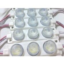 Besa 12 Volt 3’Lü Lensli 3 Watt 3030 Reklamcı Modül 10 Adet