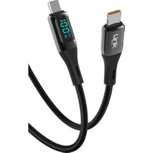 LinkTech LİNKTECH K680 Safe Dijital Göstergeli Usb-C/type-C 100W Şarj Kablosu