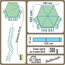 Gülen Uçurtma  / Hışır Altıgen Karmarenk Uçurtma / Büyük Boy