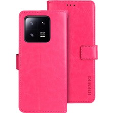 Lr Joyful Xiaomi Için Idewei 13 5g Çılgın At Dokusu Pu Deri Telefon  Kılıf Katlanabilir Kılıffolio Flip Case (Yurt Dışından)