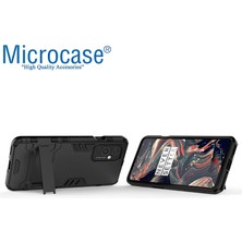 Microcase Oneplus 9 Pro Alfa Serisi Armor Standlı Perfect Koruma Kılıf Siyah