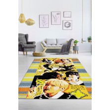 Homshtag Butter Pamuklu Dokuma Tabanlı Yıkanabilir Dekoratif Halı