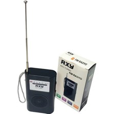 Roxy Rxy-Turbo Cep Tipi Pilli Mini Analog Fm Radyo