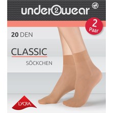 Underwear Soket Çorap 20 Den, Ten Rengi Standart Beden