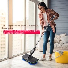 Akülü Elektrikli Spin Mop Şarj Edilebilir Süpürge (Yurt Dışından)