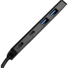 Dark Connect Master X5C Usb3.2 Gen 1 Type-A To 3 Port Usb-A & 1 Port Type-C 2.0 / 1x Type-C Charge (DK-AC-USB347)