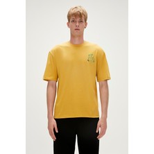 Bad Bear Re-Black Recycle Cider Sarı T-Shirt Baskılı Erkek Tişört10