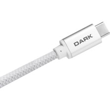 Dark 1m USB Type-C 240W Pd Ultra Hızlı Şarj ve 480MBPS Örgülü Kablo (DK-CB-USB240PD100)