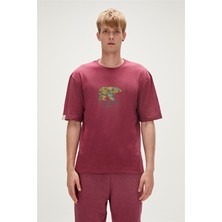 Bad Bear RE-FINGER T-SHIRT KIRMIZI Erkek T-Shirt 23.01.07.007-C20