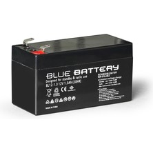 Blue Battery 12 Volt 1.3 Amper Bakımsız Kuru Akü Ups Aküsü