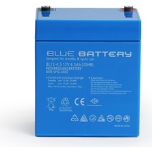 Blue Battery 12V 4.5 Amper Bakımsız Kuru Akü , Ups Aküsü