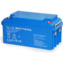 Blue Battery 12 Volt 65 Ah Bakımsız Kuru Akü , Ups Aküsü