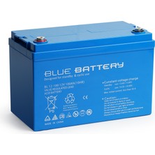 Blue Battery 12 Volt 100 Amper  Bakımsız Kuru Akü , Ups Aküsü