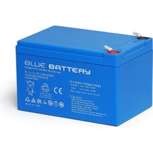 Blue Battery 12 Volt 12 Amper Bakımsız Kuru Akü , Ups Aküsü