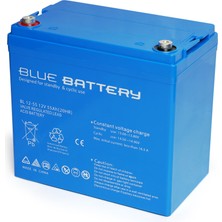 Blue Battery 12 Volt 55 Ah Bakımsız Kuru Akü , Ups Aküsü