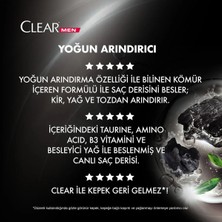 Clear Men Kepeğe Karşı Etkili Şampuan Yoğun Arındırıcı Kömür Ile 350 ml Dm