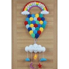 Renkli Hayallerim Dalyan Batu Isimli Balonlar Bebek ve Hastane Odası Kapı Süsü