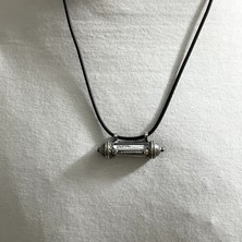 CLG Silver 925 Ayar Gümüş Yatay Cevşen Kolye