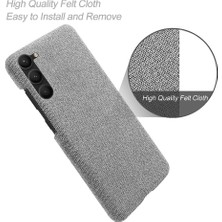 Cool-M For Samsung Galaxy S23 Cep Telefonu Koruyucu Kasası Kabuk Düz Renk Sert Pc+Bez Telefon Kapağı (Yurt Dışından)
