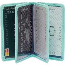 Tergan Mavi Hakiki Deri Unisex Kredi Kartlık - S1KK00001601-T9D