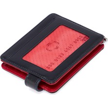 Tergan Lacivert Deri Unisex Kartlık 01637Z47