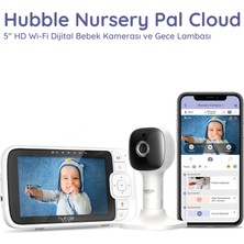 Hubble Nursery Pal Cloud 5" Hd Wi-Fi Dijital Bebek Kamerası + Gece Lambası