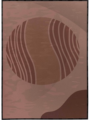 SHOP365 Ay Güneş ve Toprak Renkleri Modern Poster P-001224