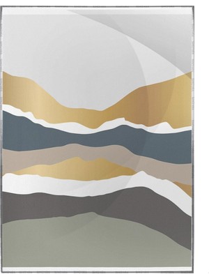 SHOP365 Ay Güneş ve Toprak Renkleri Modern Poster P-001295