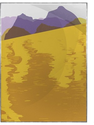 SHOP365 Ay Güneş ve Toprak Renkleri Modern Poster P-001263