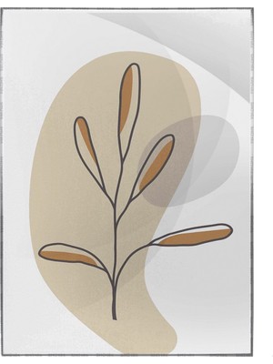 SHOP365 Doğa Bitki Modern Illüstrasyon Poster P-002625